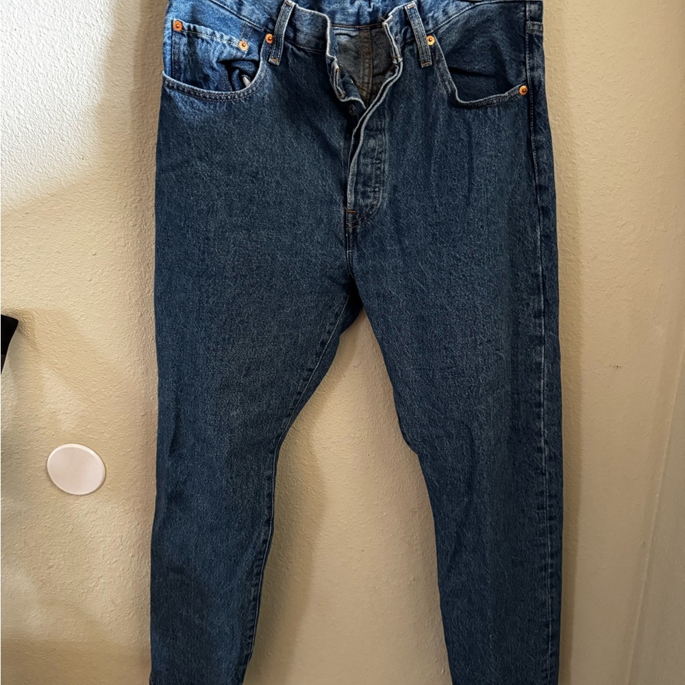 Levi's Men's Straight Jeans in Deep Blue
